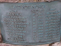 Shetland Bus Memorial,plaque 4