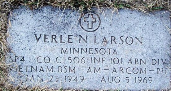 V. Larson (grave)