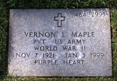 Vernon L. Maple (grave)