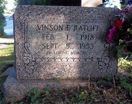 Vinson E. Ratliff (grave)