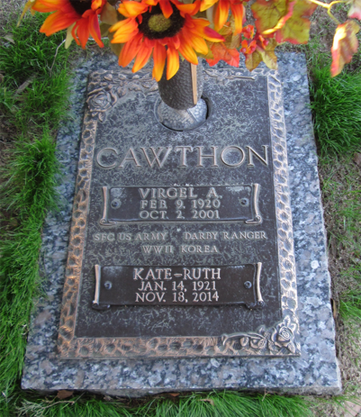 Virgil A. Cawthon (grave)