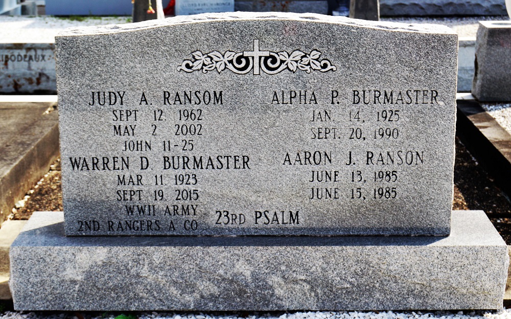 W. Burmaster (Grave)