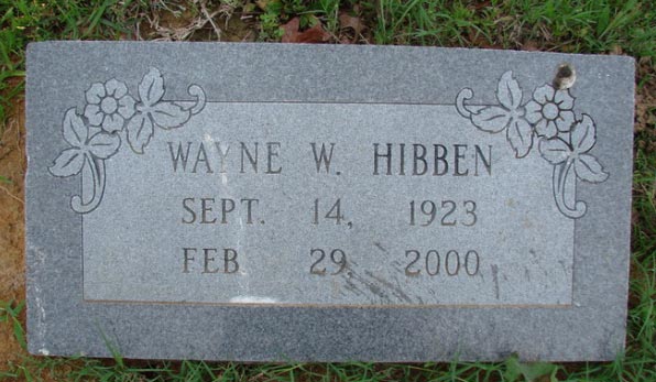 W. Hibben (grave)