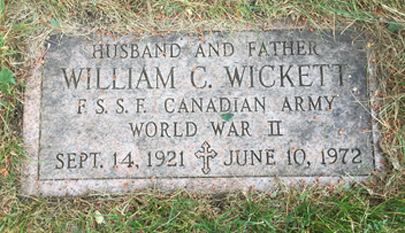 William C. Wickett (grave)