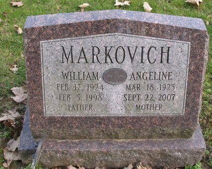 William Markovich (grave)